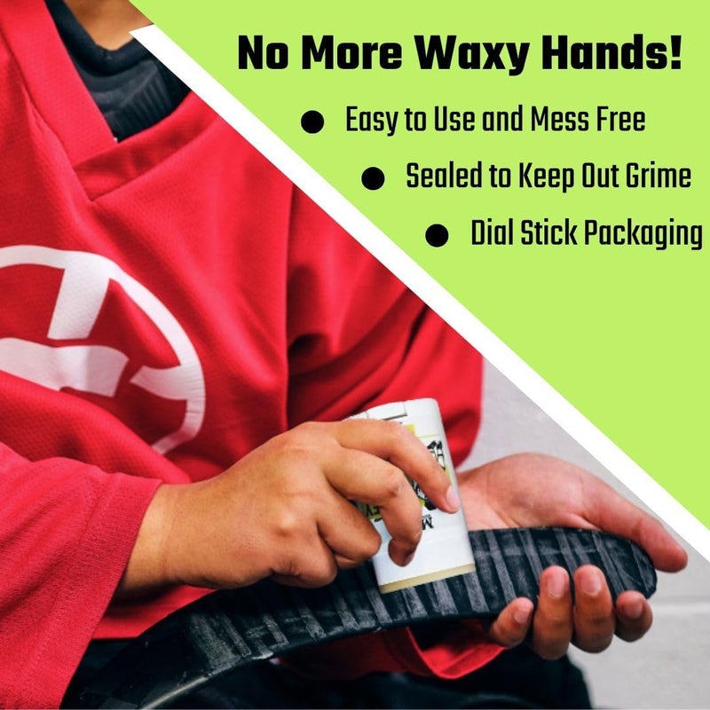 Mona Brands Elite Hockey Stick Wax for Ace Hockey Players | Premium Blade Protection | Improved Puck Control | Prevents Ice Buildup and Soggy Blade Tape - Image 2